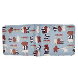 FVIP Anime Cartoon Wallet We Bare Bears Purse Cute Lovely Girl Wallets With Coin Pocket