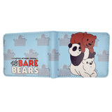 FVIP Anime Cartoon Wallet We Bare Bears Purse Cute Lovely Girl Wallets With Coin Pocket
