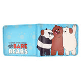 FVIP Anime Cartoon Wallet We Bare Bears Purse Cute Lovely Girl Wallets With Coin Pocket