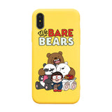 Cute Cartoon We Bare Bears Phone Cases For iPhone 6 6S 7 8 Plus Case Soft Silicone TPU Back Cover For iPhone XS MAX XR Case Capa