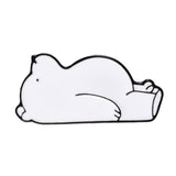 Animal Cartoon Pin Bare Bears Cute Grizzly Panda Ice Bear denim Enamel Pins Kawaii Lapel Brooches badges Fashion Gifts