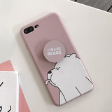 For Honor 10 8x Play 9 case We Bare Bears brothers funny toys soft phone case for huawei P10 P20 lite P30pro mate 9 nova2plus 3e