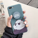 For Honor 10 8x Play 9 case We Bare Bears brothers funny toys soft phone case for huawei P10 P20 lite P30pro mate 9 nova2plus 3e
