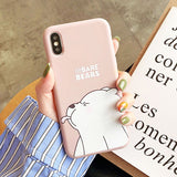 For Honor 10 8x Play 9 case We Bare Bears brothers funny toys soft phone case for huawei P10 P20 lite P30pro mate 9 nova2plus 3e