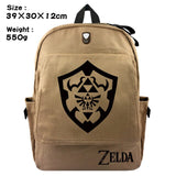 Lovely We Bare Bears Backpack Grizzly Panda Ice Bear Double-Shoulder Bag Black Canvas Travel Bag for School Supply