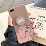 For Huawei P10 P20 P30 Mate 9 10 20 Pro Nova 3 3i 3e 4 Honor 8X Play Cute Cartoon We Bare Bears Soft Case Silicone Holder Cover