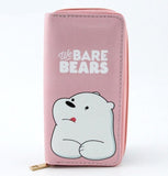 High Quality Long We Bare Bears Women's Purse Cute Cartoon Wallet Money Bags For Teenagers Girls Female Ladies Clutch Purse